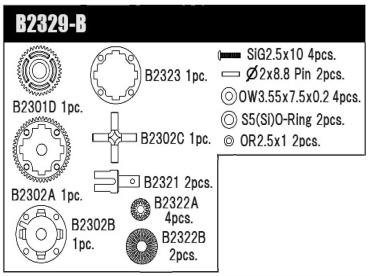 Gear Diff Kit MSB1 V2